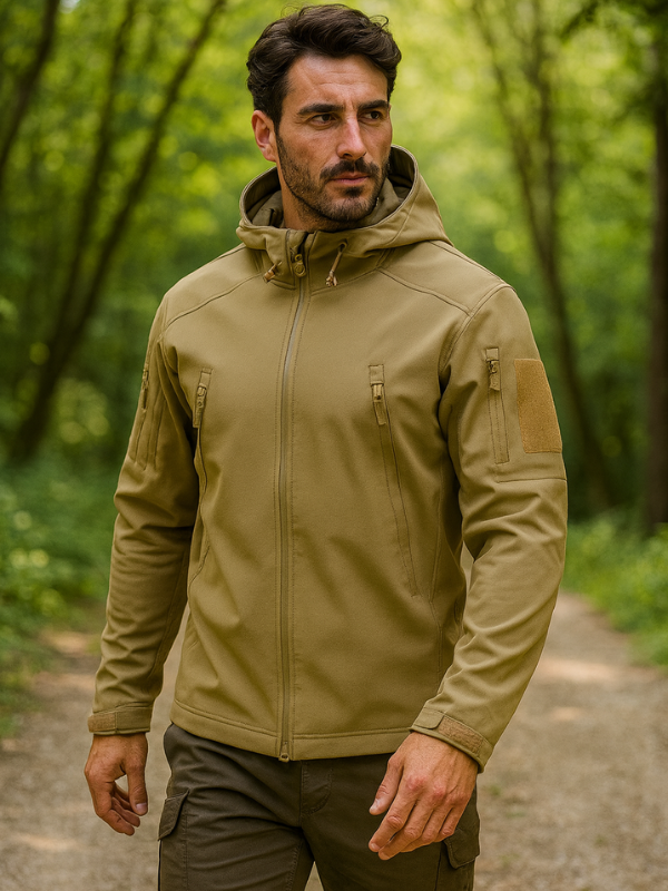Giacca Impermeabile Uomo Antipioggia per Attività Outdoor e Tempo Libero