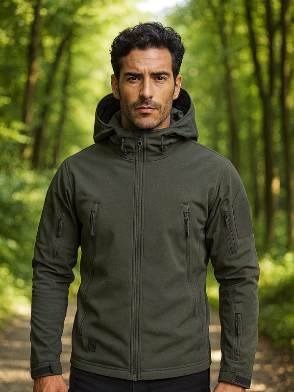 Giacca Impermeabile Uomo Antipioggia per Attività Outdoor e Tempo Libero