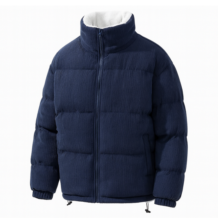 Vielseitige Winterjacke aus Cord für Herren