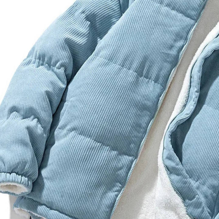 Vielseitige Winterjacke aus Cord für Herren
