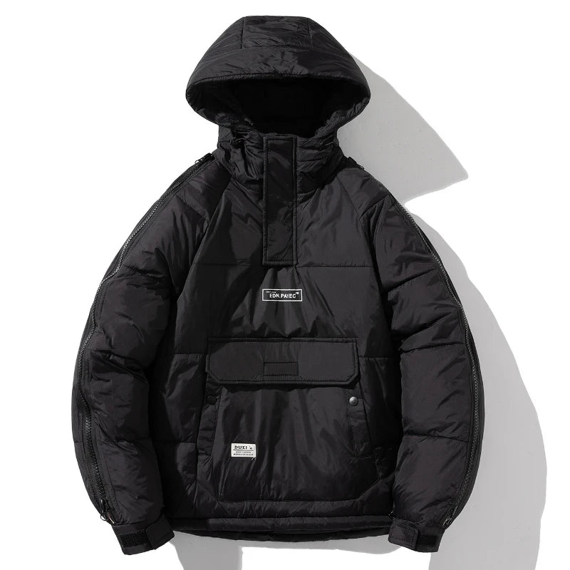 Winterjacke für Damen mit verstaubarem Kapuze