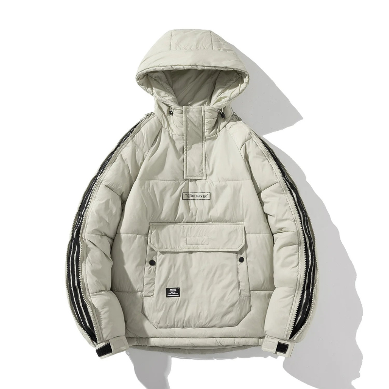 Winterjacke für Damen mit verstaubarem Kapuze
