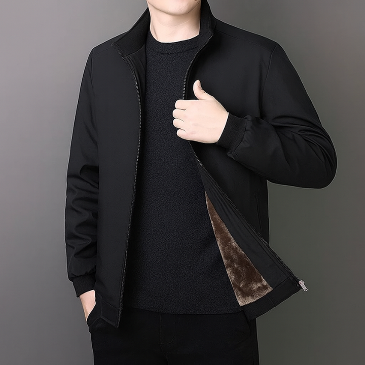 Winterjacke für Herren mit Stehkragen und elegantem Design