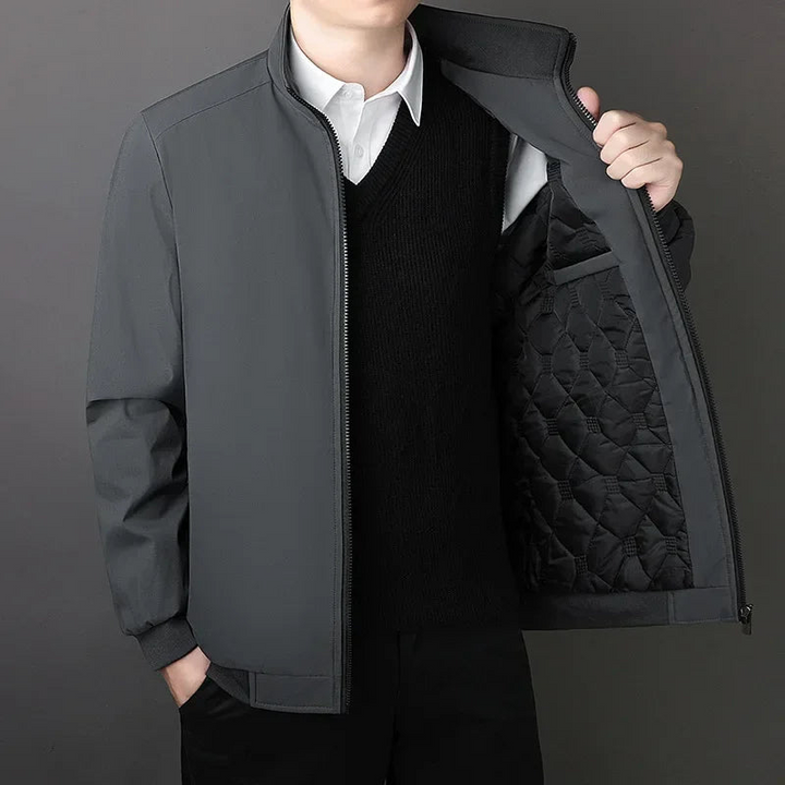 Winterjacke für Herren mit Stehkragen und elegantem Design
