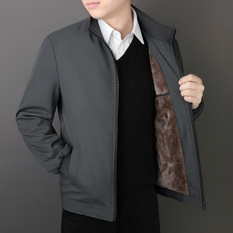 Winterjacke für Herren mit Stehkragen und elegantem Design