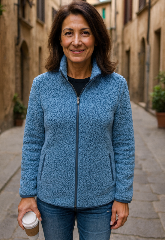 Damen Winterjacke aus Fleece - Eleganter und vielseitiger Stil