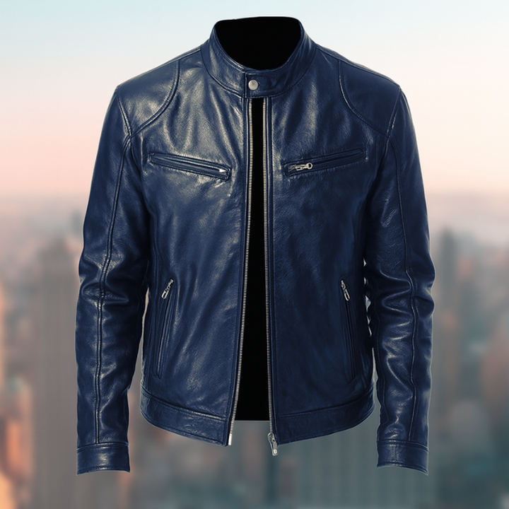 Elegante Lederjacke für Herren - Vielseitige Herrenjacke für formelle und informelle Anlässe
