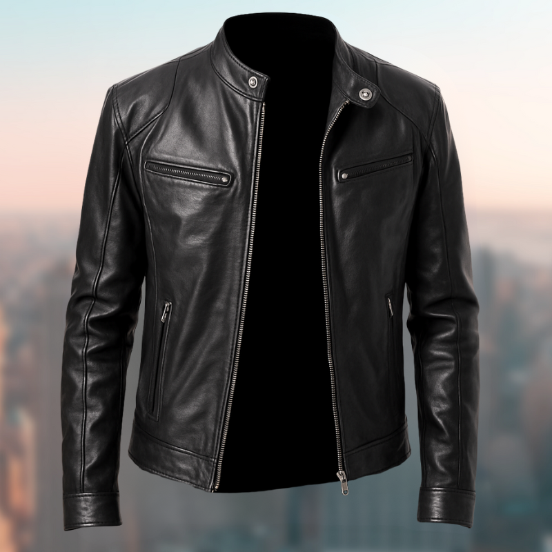 Elegante Lederjacke für Herren - Vielseitige Herrenjacke für formelle und informelle Anlässe