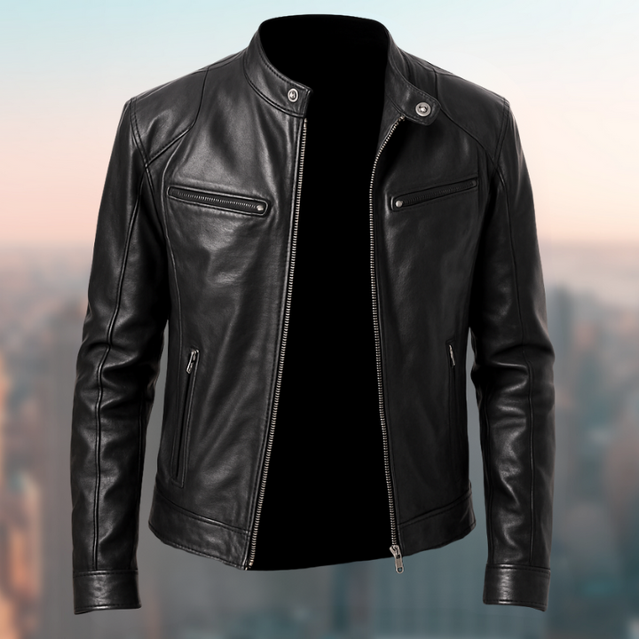 Elegante Lederjacke für Herren - Vielseitige Herrenjacke für formelle und informelle Anlässe