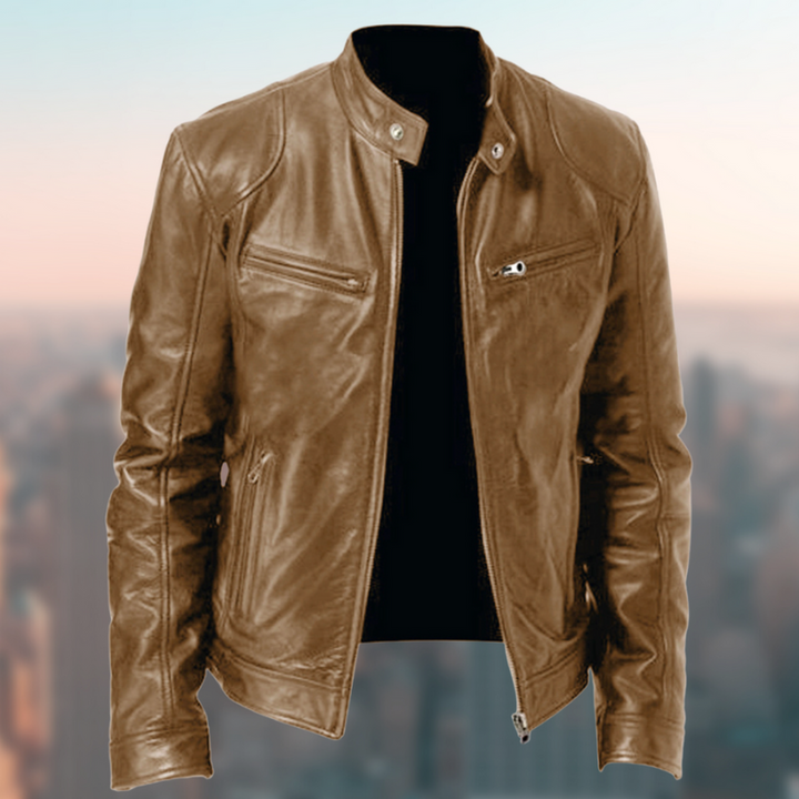 Elegante Lederjacke für Herren - Vielseitige Herrenjacke für formelle und informelle Anlässe