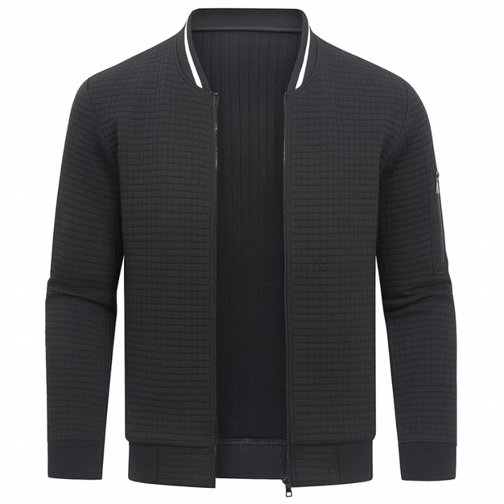Giacca Elegante da Uomo con Zip e Tasche