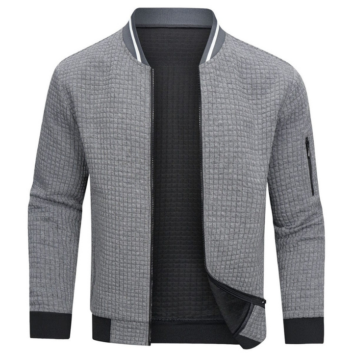 Giacca Elegante da Uomo con Zip e Tasche