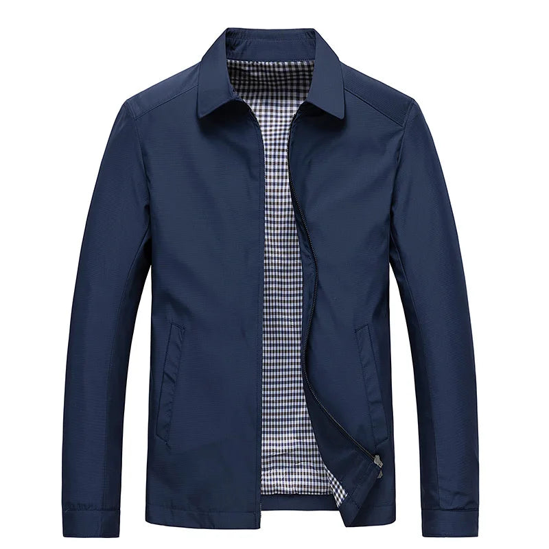 Giacca Impermeabile Uomo Antipioggia Ultraleggera con Cappuccio e Tasche - Design Versatile e Comfort Eccellente 1