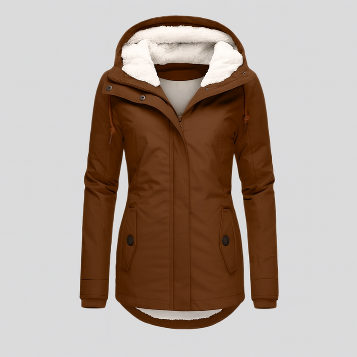 Winterjacke Damen Wasserdicht mit Kapuze - Warme Jacke für Kälte und Regen