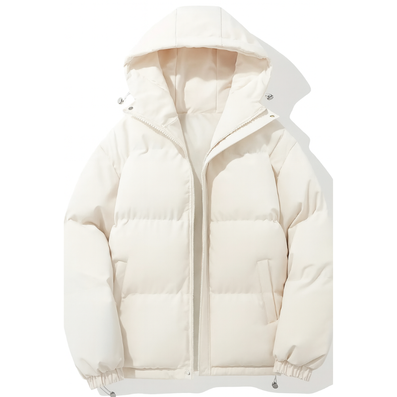 Giacca Invernale Donna con Cappuccio - Classica Stile per Giornate Fredde