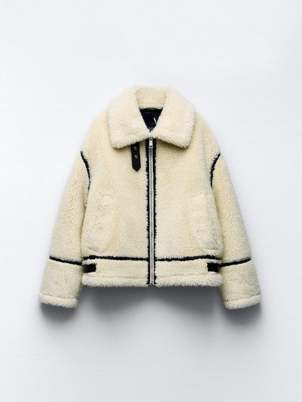 Giacca Invernale Donna in Pelliccia Artificiale Elegante e Morbida – Comoda e Calda, Taglie S-XL 0