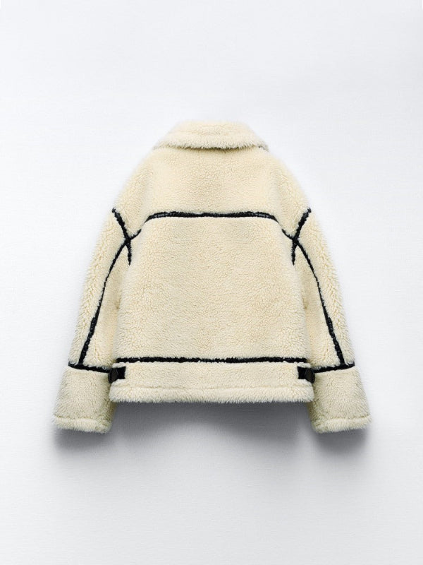 Giacca Invernale Donna in Pelliccia Artificiale Elegante e Morbida – Comoda e Calda, Taglie S-XL 1