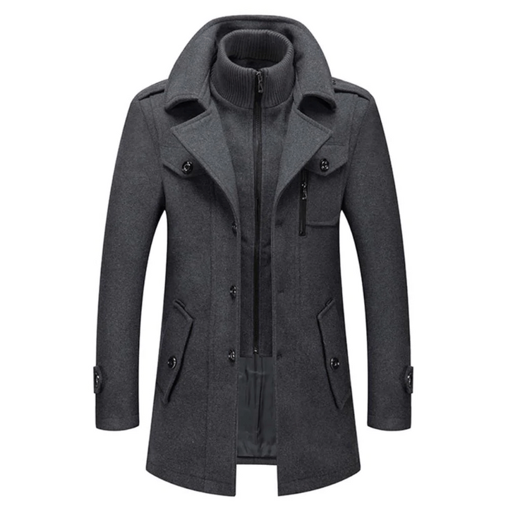 Giacca Invernale Uomo a Due Parti, Giubbotto Elegante e Caldo, Taglia XL, Versatile e Funzionale per Stile e Comfort 2