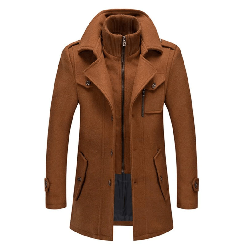Giacca Invernale Uomo a Due Parti, Giubbotto Elegante e Caldo, Taglia XL, Versatile e Funzionale per Stile e Comfort 4