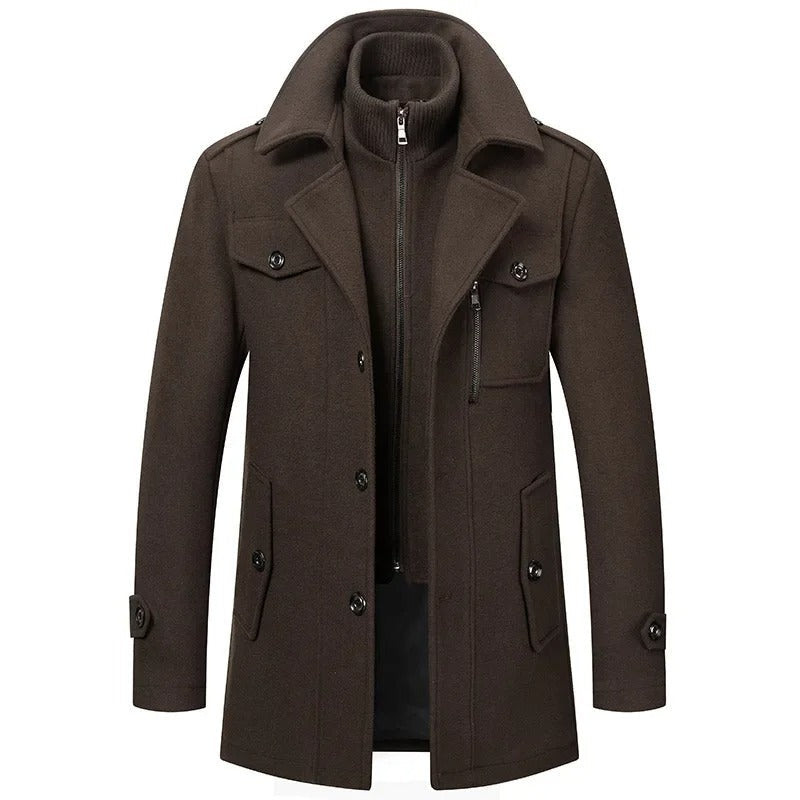 Giacca Invernale Uomo a Due Parti, Giubbotto Elegante e Caldo, Taglia XL, Versatile e Funzionale per Stile e Comfort 5