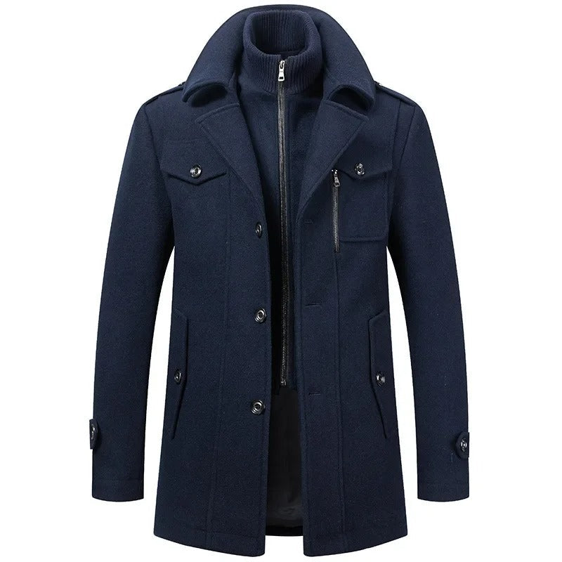 Giacca Invernale Uomo a Due Parti, Giubbotto Elegante e Caldo, Taglia XL, Versatile e Funzionale per Stile e Comfort 6