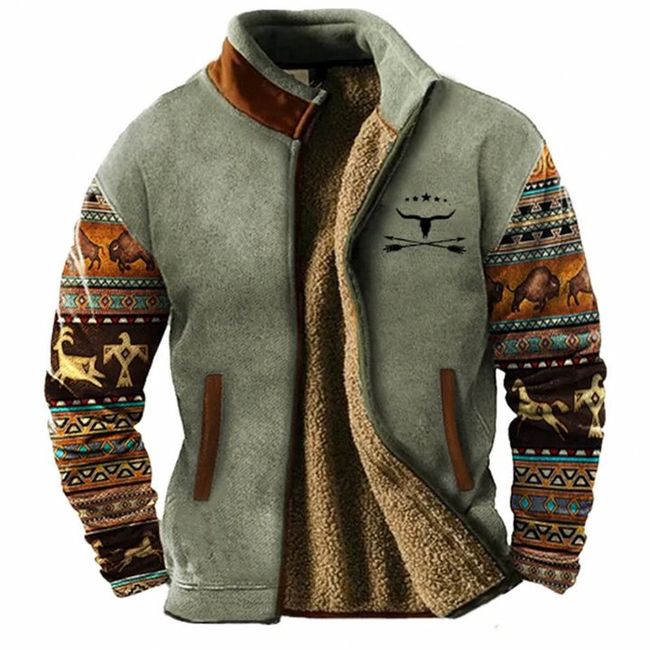 Winterjacke für Herren im westlichen Stil