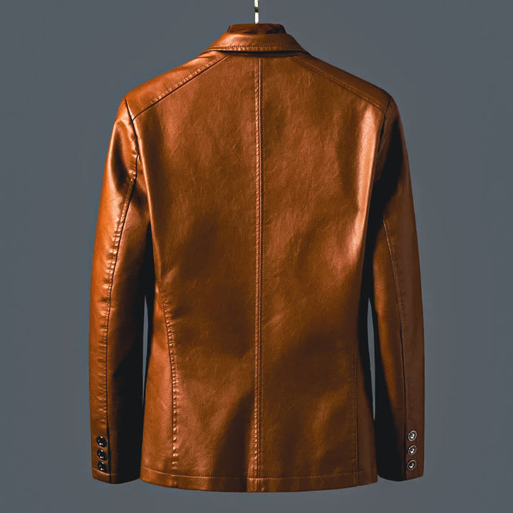 Giacca Pelle Uomo Elegante per Occasioni Casual e Formali - Disponibile in Diverse Taglie 3