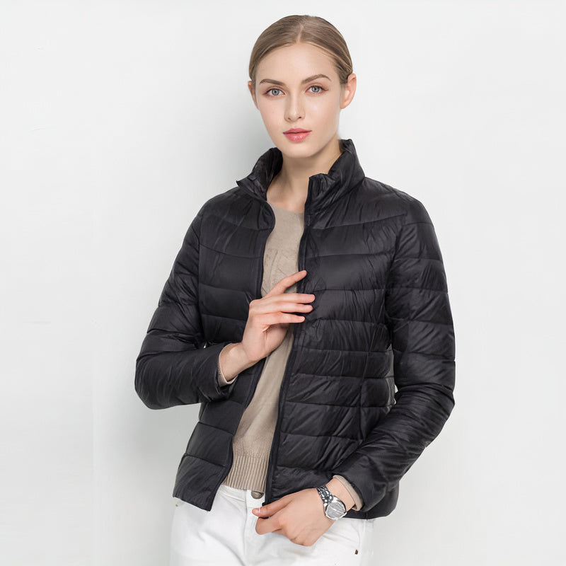 Giacca Piumino Leggero Donna Urban Chic - Giubbotti Donna Stile Casual e Moderno 0