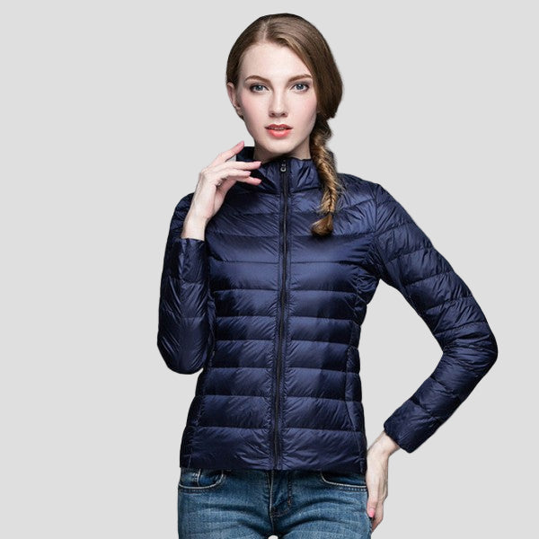 Giacca Piumino Leggero Donna Urban Chic - Giubbotti Donna Stile Casual e Moderno 1