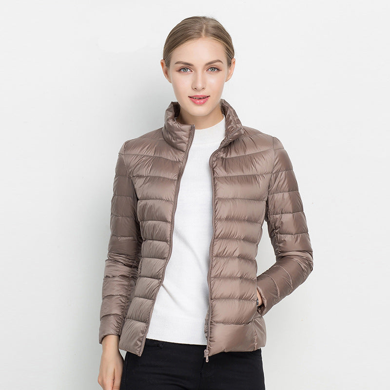 Giacca Piumino Leggero Donna Urban Chic - Giubbotti Donna Stile Casual e Moderno 2