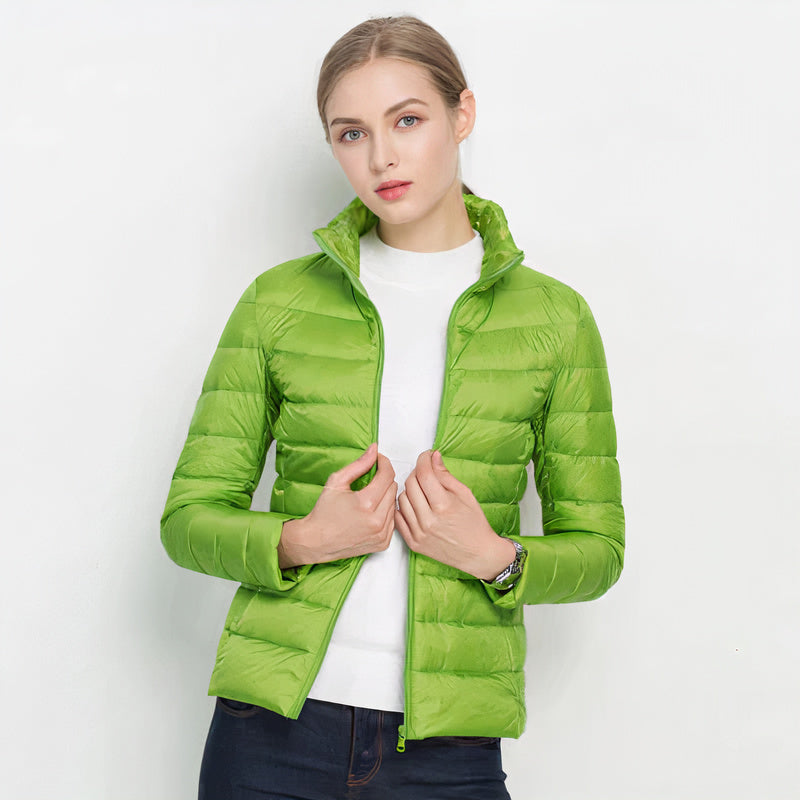 Giacca Piumino Leggero Donna Urban Chic - Giubbotti Donna Stile Casual e Moderno 8