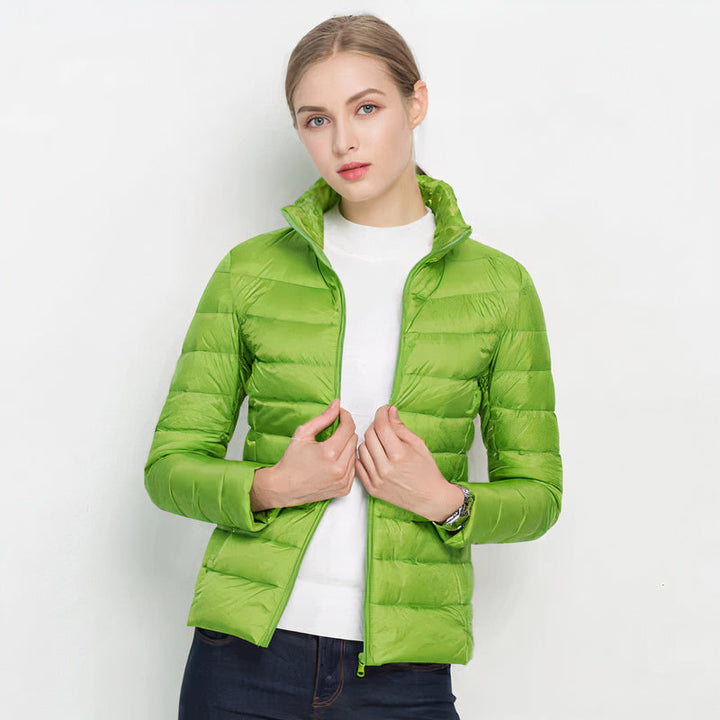 Giacca Piumino Leggero Donna Urban Chic - Giubbotti Donna Stile Casual e Moderno 8