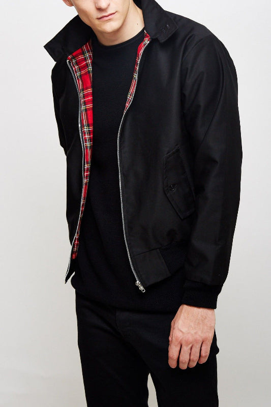 Giacca Uomo Harrington Elegante con Colletto Risvoltato e Tasche Frontali 10