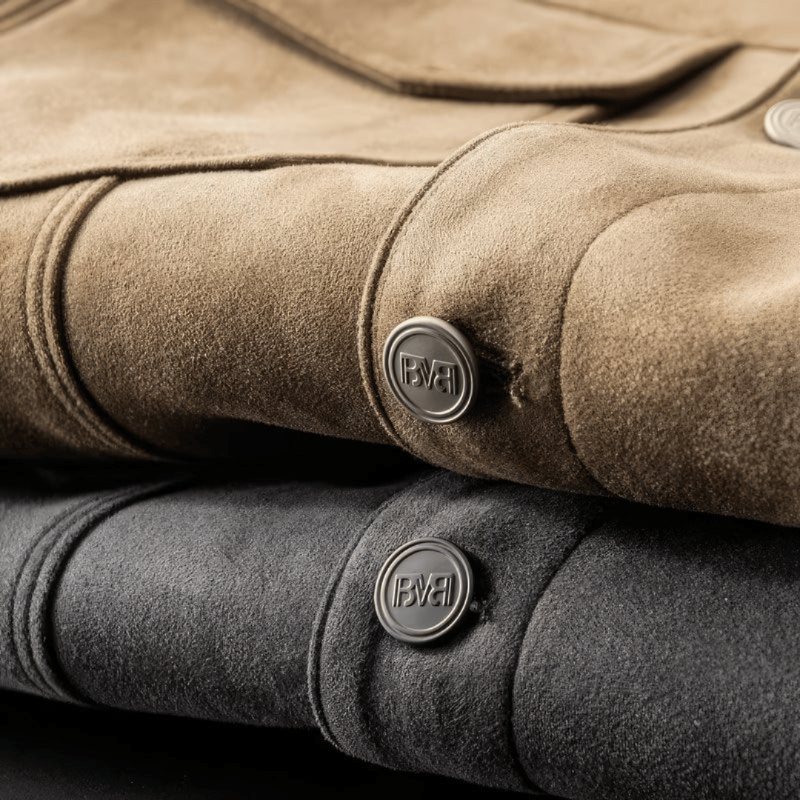 Giacca Uomo in Pelle Scamosciata Elegante e Moderna – Comfort e Versatilità per Occasioni Formali e Casual 7