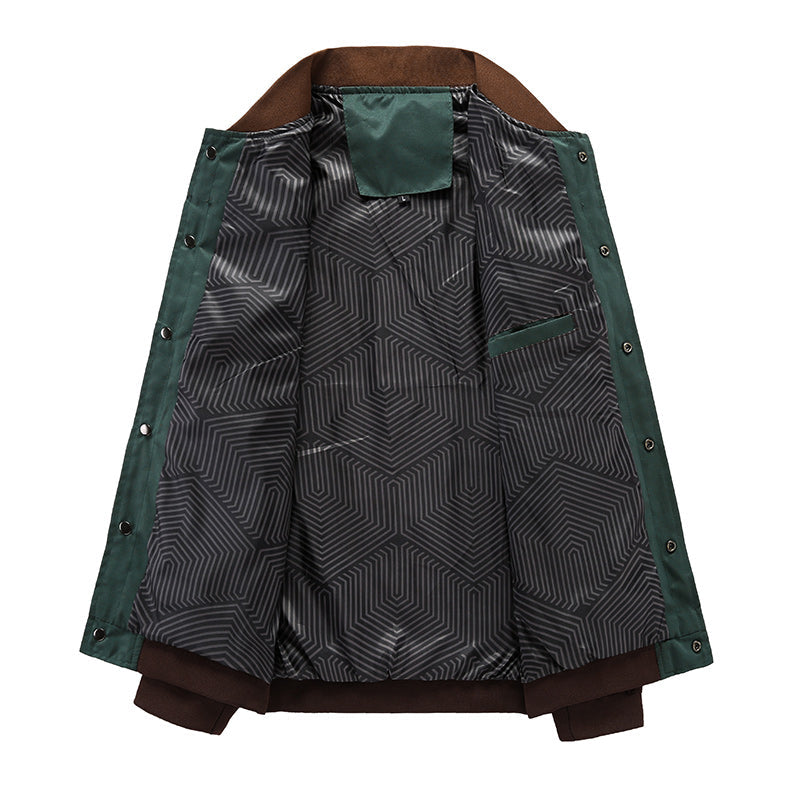 Giacca Vintage da Uomo con Maniche Lunghe e Bottoni sul Davanti 2