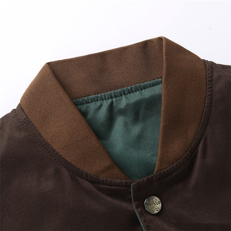 Giacca Vintage da Uomo con Maniche Lunghe e Bottoni sul Davanti 7