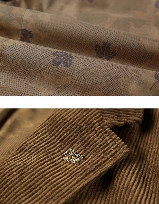 Giacca da Uomo in Velluto a Coste con Chiusura a Due Pulsanti - Blazer Elegante e Versatile 5