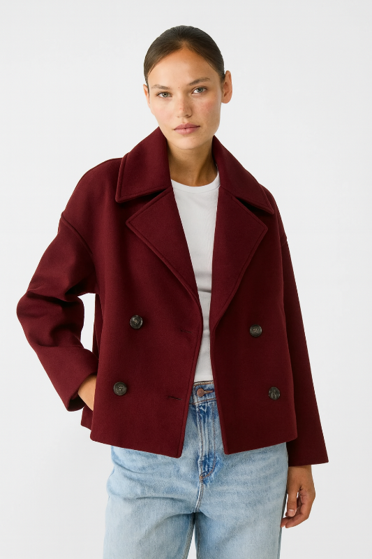 Elegante chaqueta corta de mujer – Estilo versátil