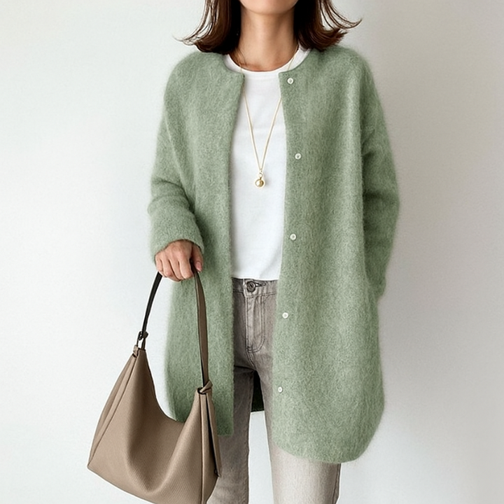 Giacca da Donna Elegante in Maglia Versatile per Look Casual e Formali