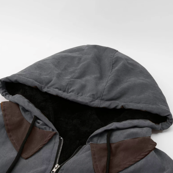 Giacca da Uomo Elegante per l'Autunno con Cappuccio e Fodera Morbida - Stile per Giorni Freschi