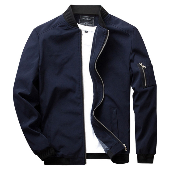 Giacca da Uomo Estiva Corta Leggera con Tasche - Giubbotto Uomo Versatile per Primavera e Estate
