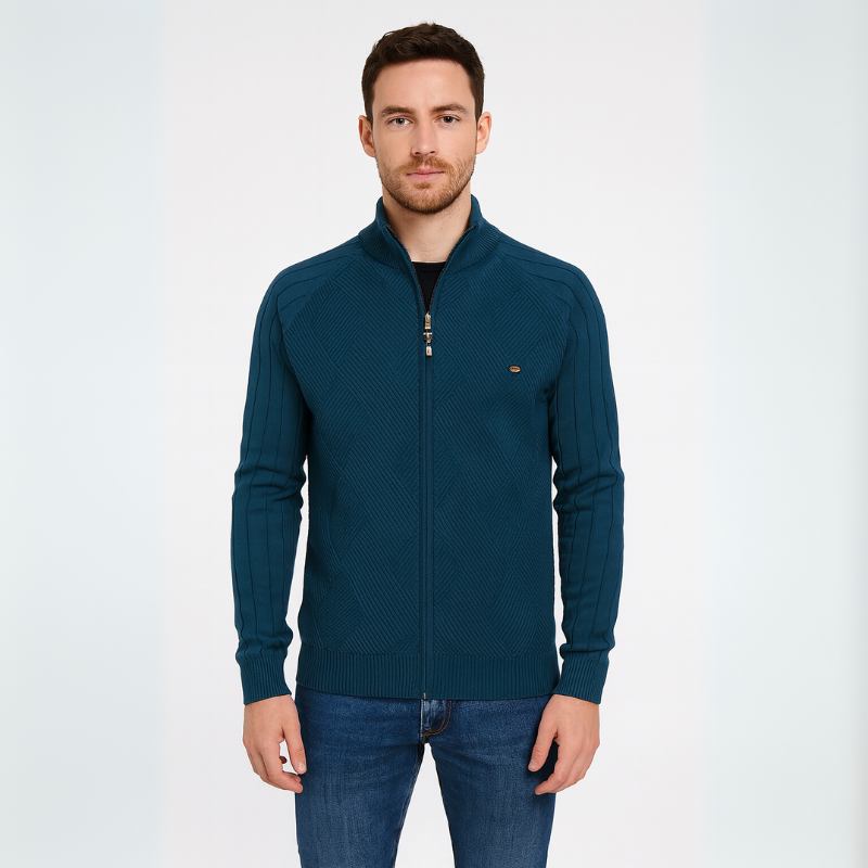 Herrenjacke aus Baumwolle mit Reißverschluss – Ein lässiges und vielseitiges Kleidungsstück, perfekt für jeden Anlass