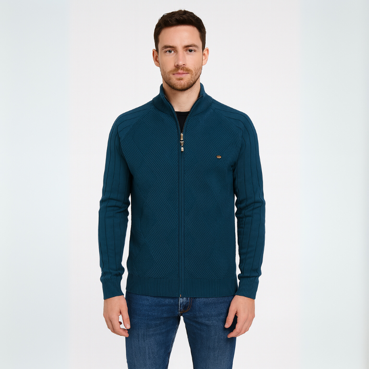 Herrenjacke aus Baumwolle mit Reißverschluss – Ein lässiges und vielseitiges Kleidungsstück, perfekt für jeden Anlass