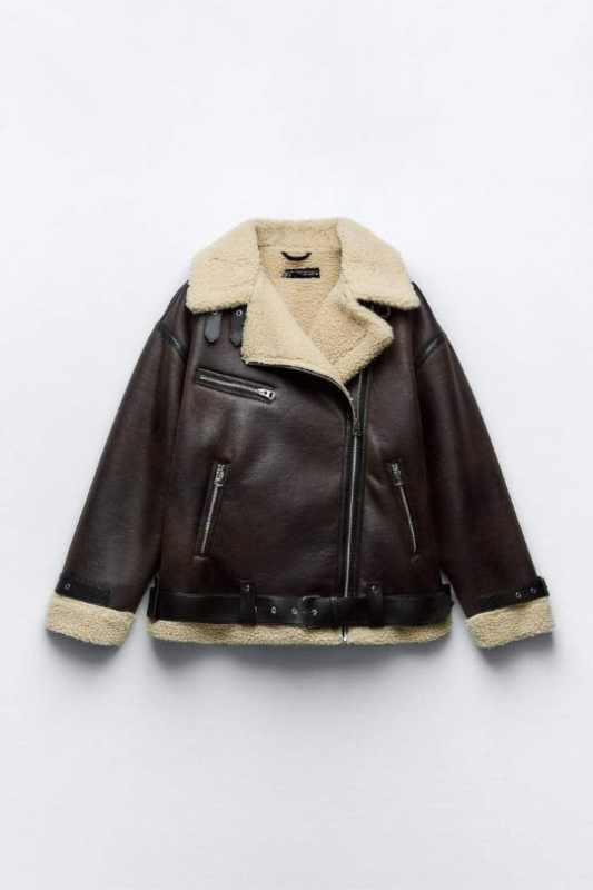 Chaqueta elegante de mujer en tejido hidrorrepelente con solapas - Estilo casual y formal