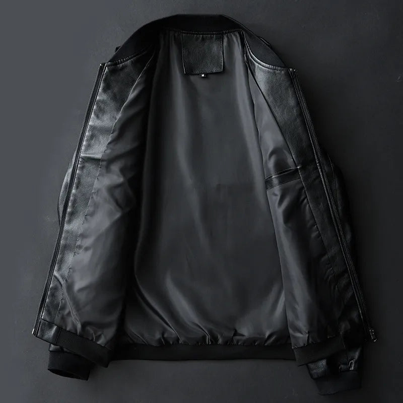 Herrenlederjacke für einen lässigen und formellen Stil