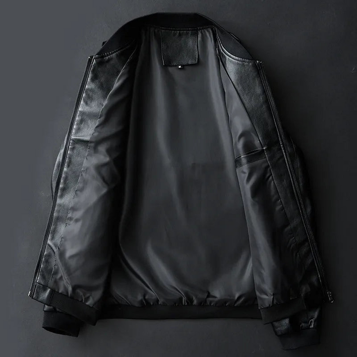 Herrenlederjacke für einen lässigen und formellen Stil