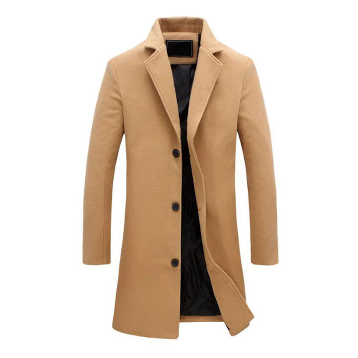 Elegante lange Herrenjacke und warme, vielseitige Herrenwinterjacke