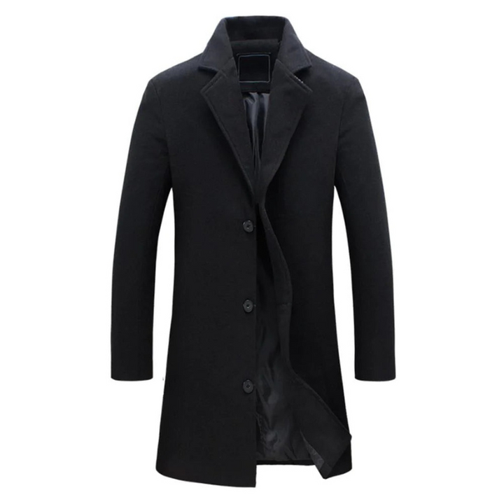 Elegante lange Herrenjacke und warme, vielseitige Herrenwinterjacke