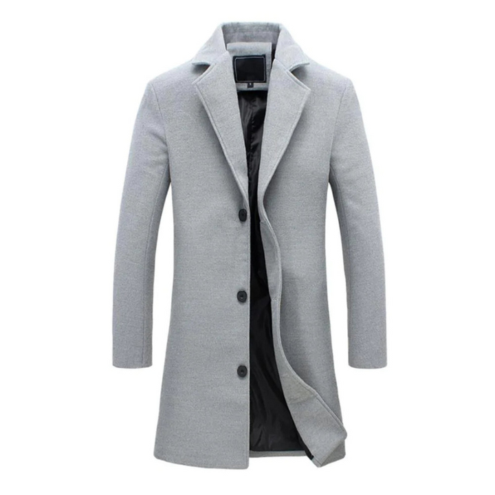 Elegante lange Herrenjacke und warme, vielseitige Herrenwinterjacke