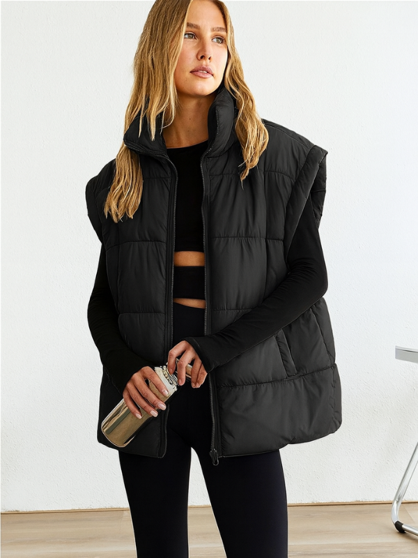 Modernes Wintergilet für Damen mit warmer Füllung